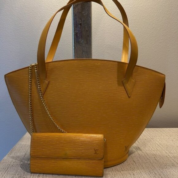 Louis Vuitton Handbags - Louis Vuitton Yellow Epi Saint Jacques GM + Matching LV Wallet